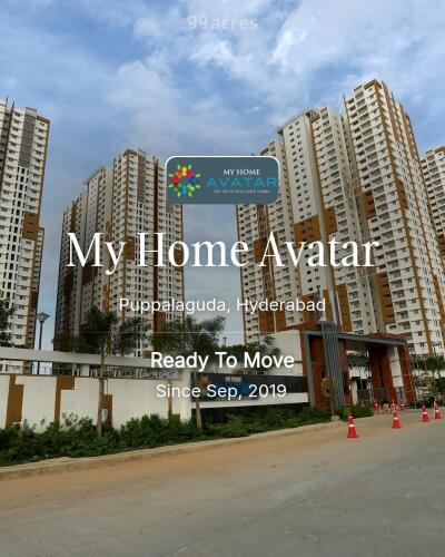 Bhk My Home Avatar Resale Flats My Home Avatar Gachibowli