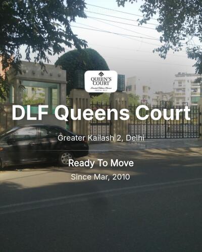 DLF Queens Court Greater Kailash 2, Delhi Resale Price List