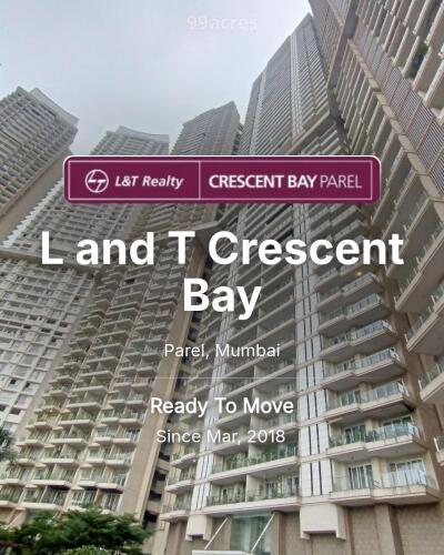 L&T Crescent Bay Parel, Mumbai Resale Price List, Brochure, Floor