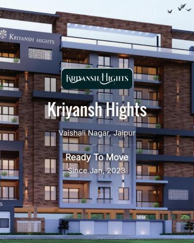 Kriyansh Hights Vaishali Nagar, Jaipur Resale Price List, Brochure