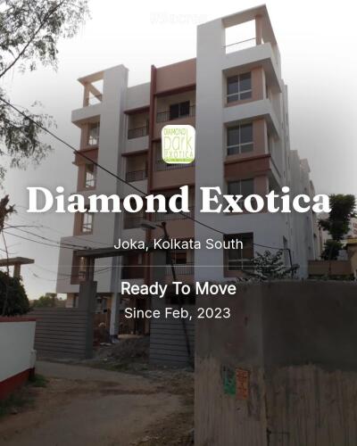 Diamond Exotica Joka, Kolkata South Resale Price List, Brochure