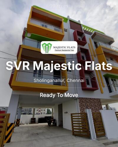 SVR Majestic Flats Sholinganallur, Chennai Resale Price List