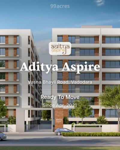 Aditya Aspire Vasna Bhayli Road, Vadodara Resale Price List
