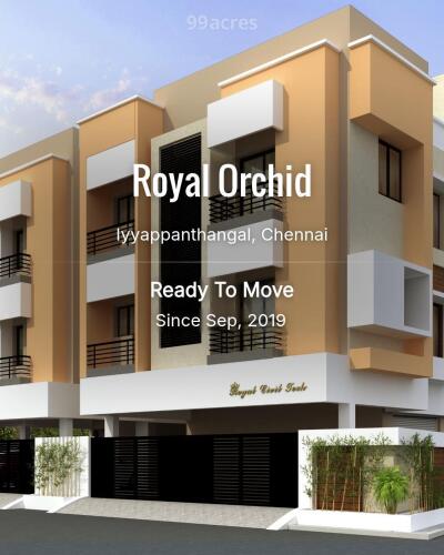 Royal Orchid Iyyappanthangal, Chennai Resale Price List, Brochure