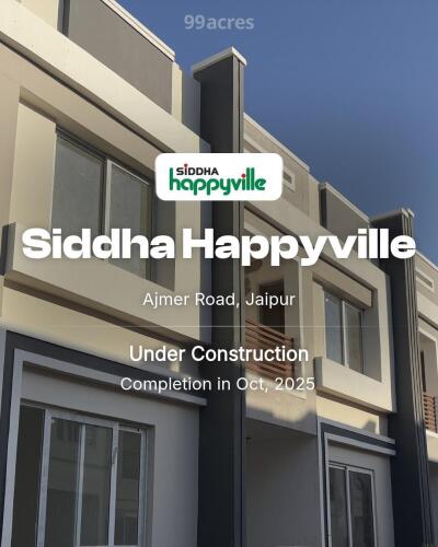 Siddha Happyville Ajmer Road, Jaipur Price List Brochure