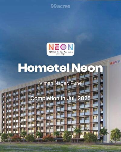 Hometel Neon Viman Nagar, Pune Price List Brochure, Floor Plan
