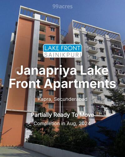 Janapriya Lake Front Apartments Kapra, Secunderabad Price List
