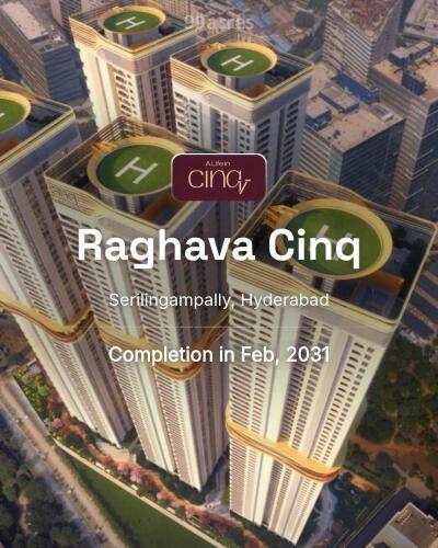 Raghava Cinq Serilingampally, Hyderabad Price List Brochure