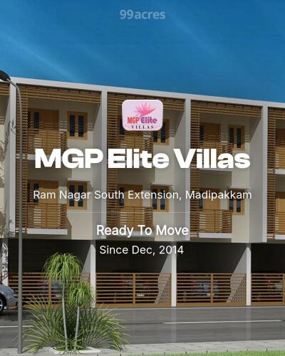 MGP Elite Villas Ram Nagar South Extension, Madipakkam Resale