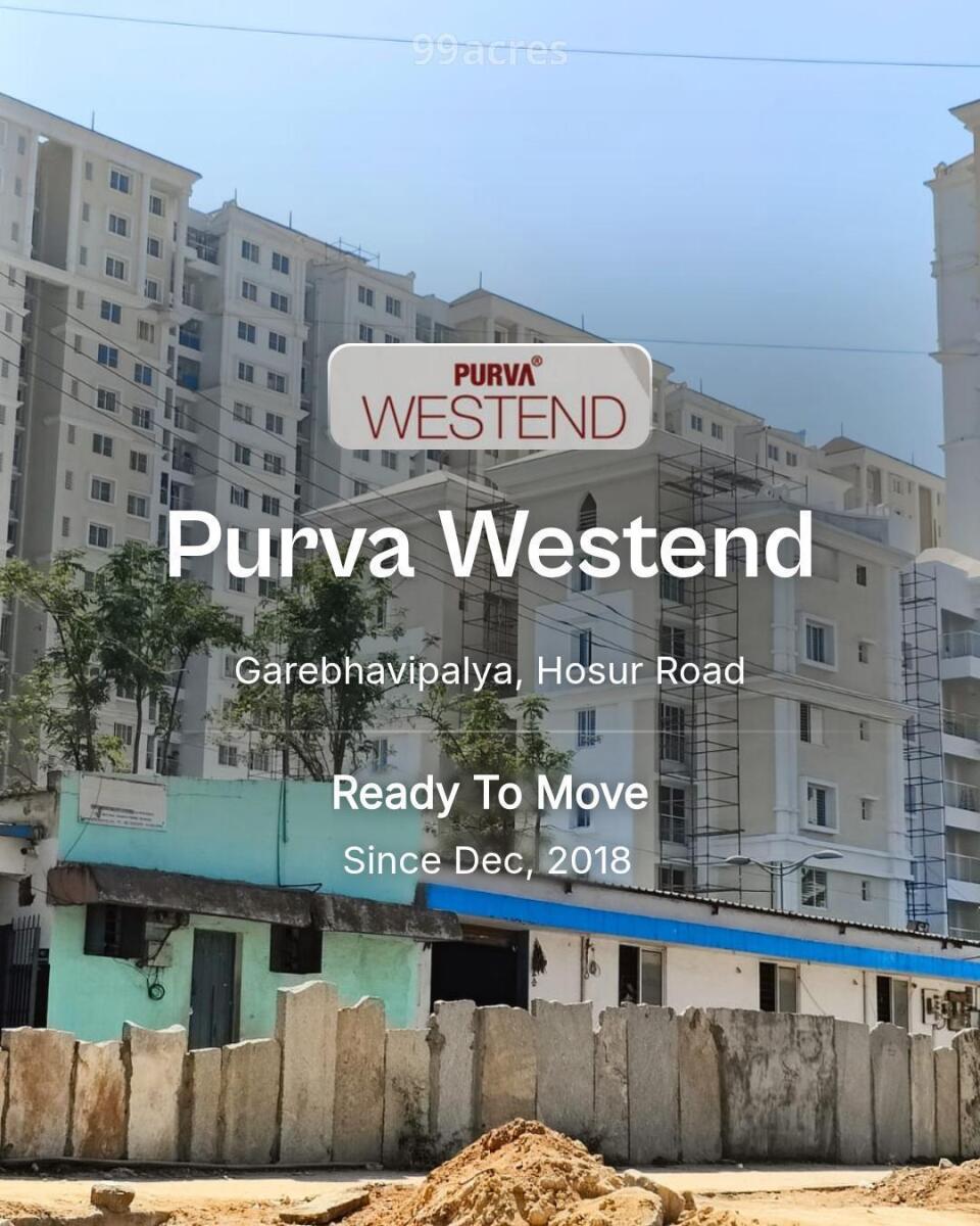 luxury apartments purva westend rent