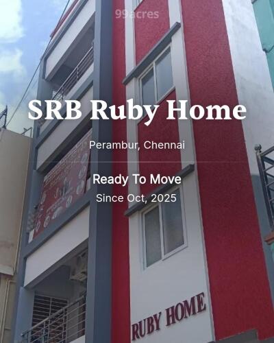 SRB Ruby Home Perambur, Chennai Price List Brochure, Floor