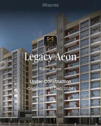 Legacy Aeon Baner, Pune Price List Brochure, Floor Plan