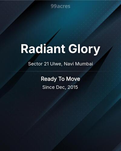 Radiant Glory Sector 21 Ulwe, Navi Mumbai Resale Price List