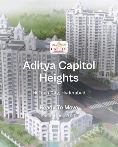 Aditya Capitol Heights Hi Tech City, Hyderabad Resale Price List