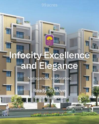 Infocity Excellence and Elegance Nallagandla, Hyderabad Resale