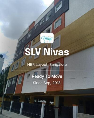 SLV Nivas HBR Layout, Bangalore Resale Price List, Brochure, Floor