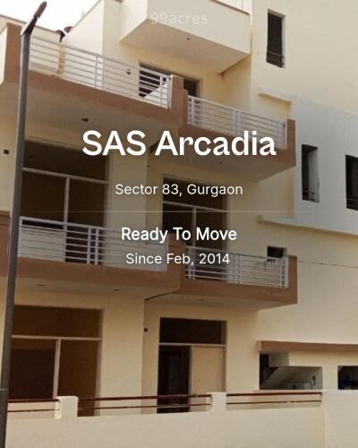 SAS Arcadia Sector 83, Gurgaon Resale Price List, Brochure, Floor