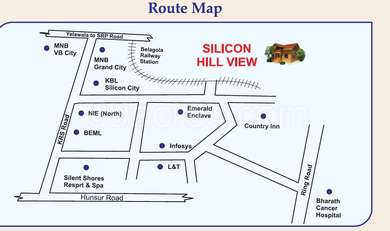 Property Mantra Property Silicon Hill View Map - Hebbal Industrial Area ...