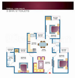 3 BHK Apartment / Flat For Sale In Proview Technocity Apartments Sector ...