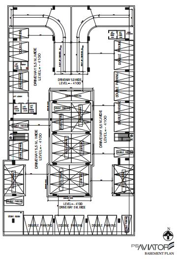 PS Aviator Parking plan