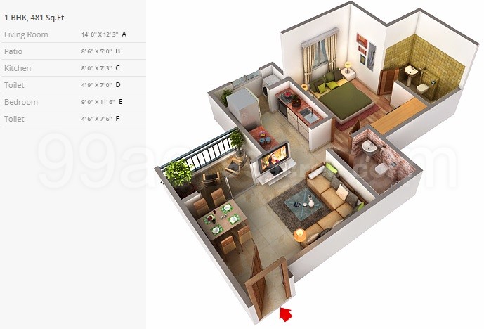Puraniks Builders Puraniks Rumah Bali Floor Plan 