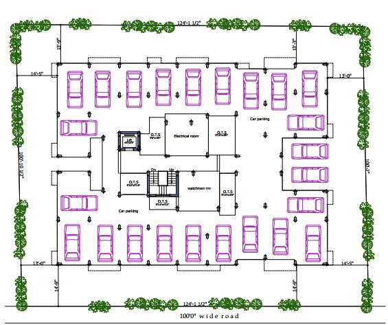 Pushkar Sree Lakshmi Ganpathy Enclave Parking plan