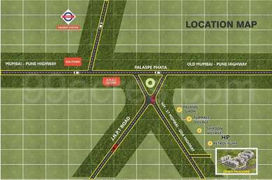 Ecostar And Qualcon Properties Green Meadows Map - New Panvel, Navi ...