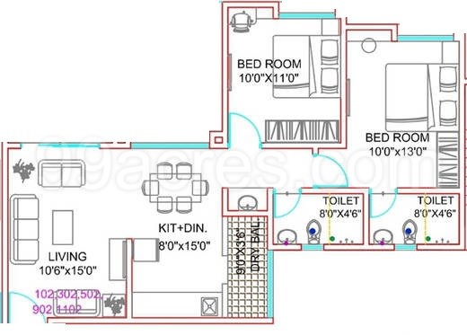 Rachana Lifestyle Rachana Bella Casa Floor Plan Baner Sus Pune