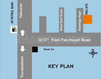 Raghav Foundations Raghav Shanmuga Nagar Map - Zamin Pallavaram ...