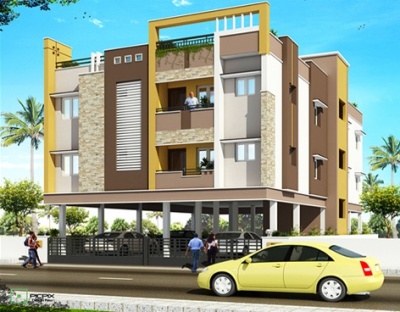 Raghav Sree Narayana Flat Artistic Elevation