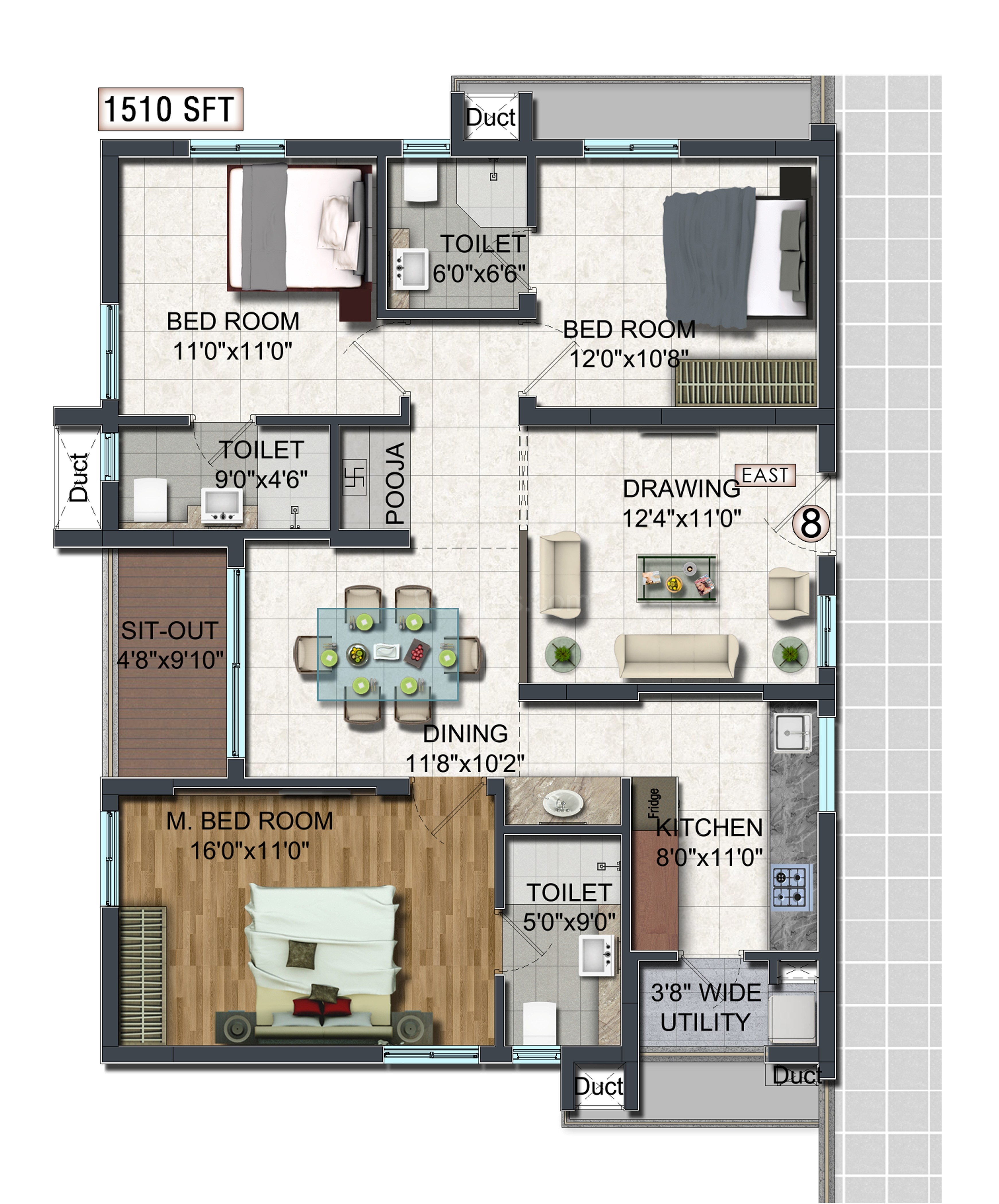 Raghuram Infrastructure Raghuram A2a Life Spaces Floor Plan