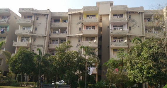 Raheja Teachers Apartments Front Elevation