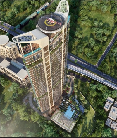 The Leela Sky Villas Aerial View
