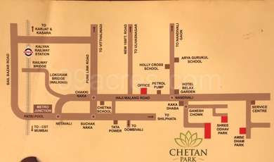 Raj Ratan Builders Mumbai Raj Ratan Chetan Park Map - Kalyan (East ...
