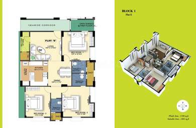 2 BHK Apartment / Flat for sale in Ramaniyam Ocean Dew Pallikaranai ...