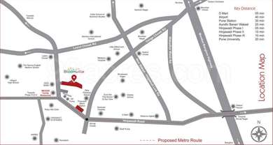 Redshift Buildcon Redshift Bloomville Map - Hinjewadi, Pune Location Map