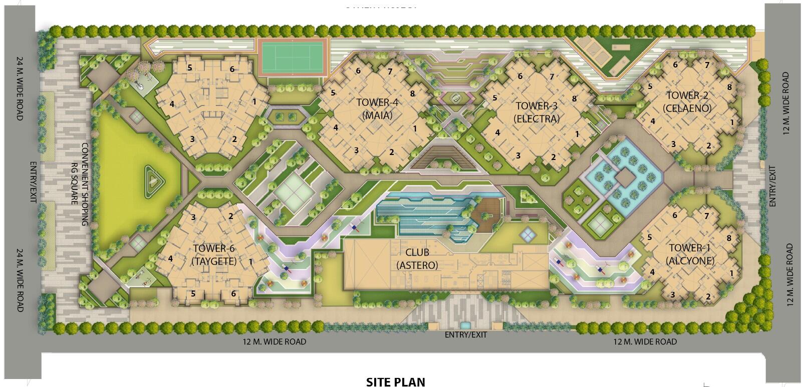 RG Pleiades Master Site Plan