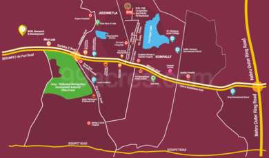 Riddhi Habitats LLP Riddhi Pramukh Elegance Map - Suchitra