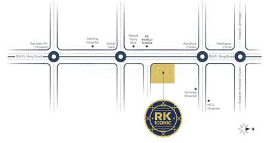 RK Group Rajkot RK Iconic Map - Bajrang Wadi, Rajkot Location Map