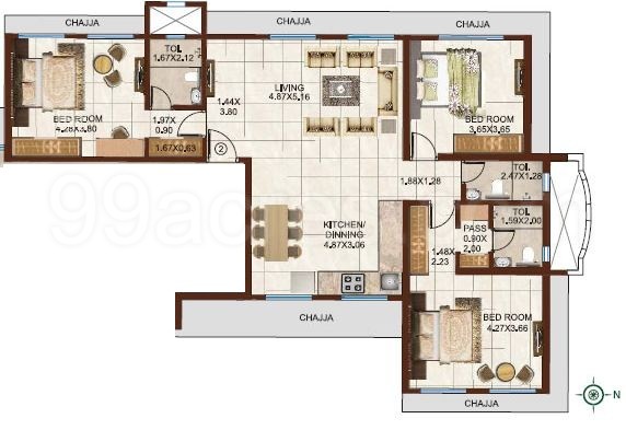 Royal Realtors Group Royal Pearl Floor Plan - Royal Pearl Malad (West ...