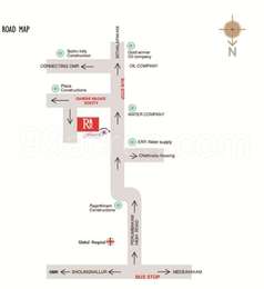 RR Constructions Chennai RR Flourish Map - Perumbakkam, Chennai South ...
