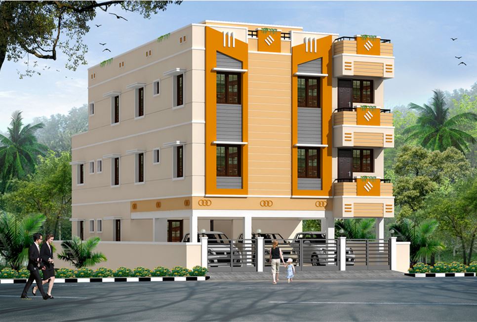 RR Constructions Ramapuram RR Sampooranam Elevation Photos - Kolapakkam ...