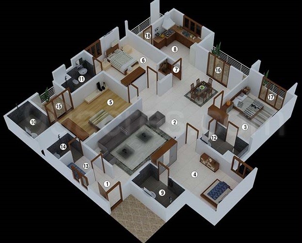 RR Enterprises RR Roshan Platinum Floor Plan - RR Roshan Platinum ...