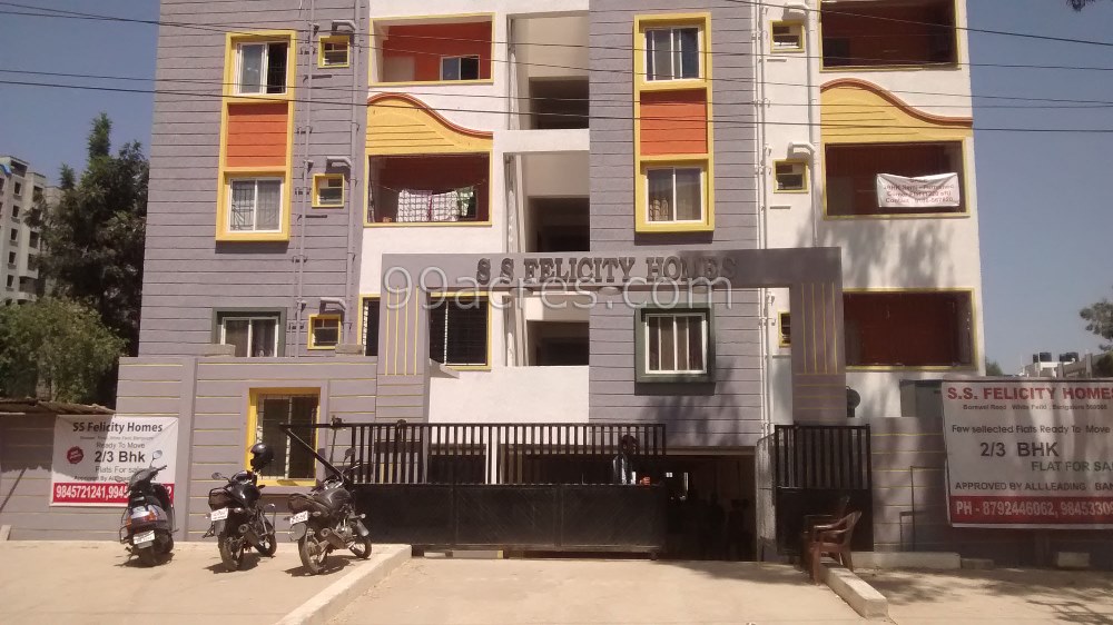 S S Felicity Homes Whitefield, Bangalore East Resale Price List