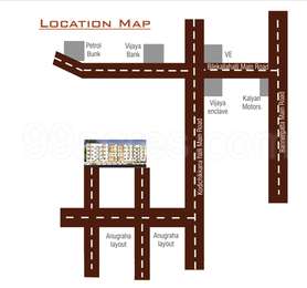 Sai Nandana Developers Sai Nandana Enclave Map - Anugrah Layout ...