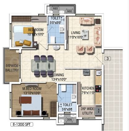 Salarpuria Sattva Group Builders Salarpuria Sattva Magnus Floor Plan ...