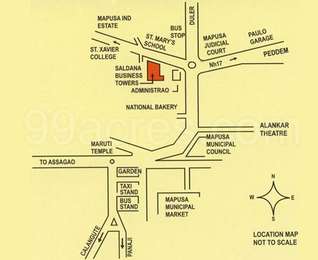 Saldanha Developers Saldanha Business Towers Map - Dangui Colony, North 