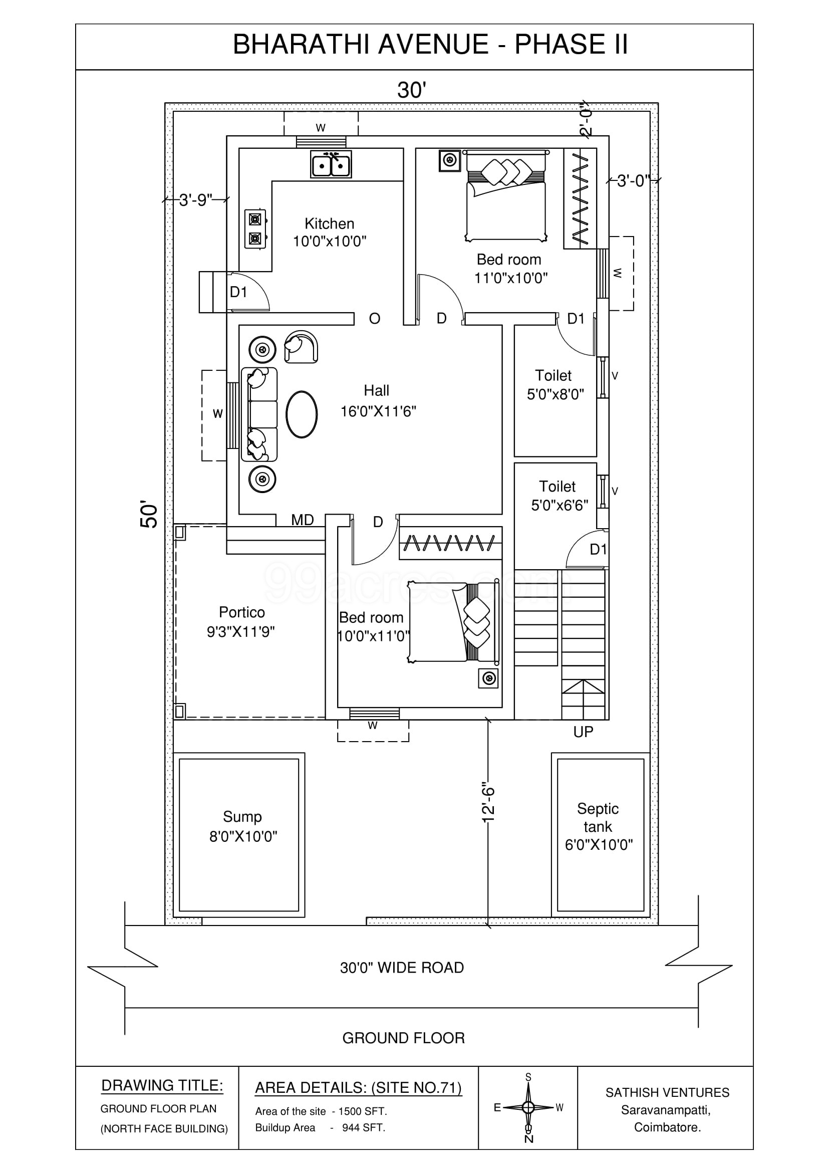 Residential Land Plot For Sale In Bharathi Avenue