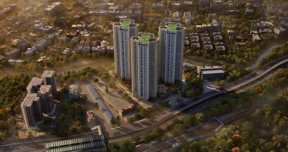 Sattva Aaranya Aerial View