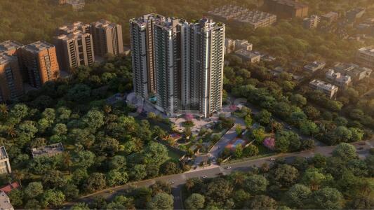 Sattva Forest Ridge Aerial View